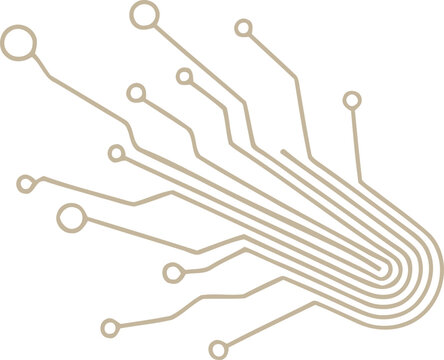 A technical drawing of a multi pin electronic component or connector