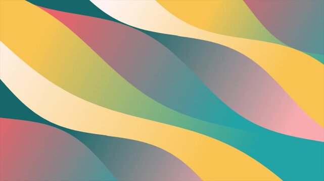 Abstract Wavy Background with Vibrant Modern Colors