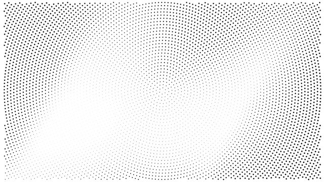 Retro grunge overlay halftone dot pixel pattern backdrop, gradient texture and digital technology background in pop art comic style. Distressed halftone dotted banner frame for social media business.
