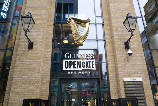 Guinness Open Gate Brewery and factory tour in Covent Garden. London 