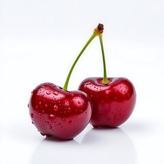 Vibrant green tropical fruit showcasing unique textured skin, isolated on a clean white background, symbolizing natural freshness and potential as an exotic superfood