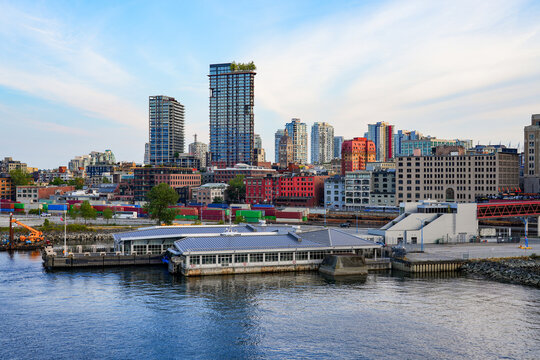 Waterfront SeaBus Terminal next to Canada Place in Downtown Vancouver, British Columbia, Canada