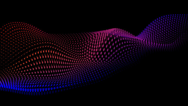 cool wave dot line photo mesh design background 4k images in dark background adobe stock