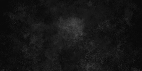 Fototapeta premium Abstract black gray wall textured background. Empty gray rusty stone or metal surface texture. Dark smoke texture. Black and white grunge wall. Light fog backgrounds. Cloud sky night. Slate surface.