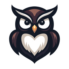 Fototapeta premium Professional mascot logo of a confident owl character 0.eps
