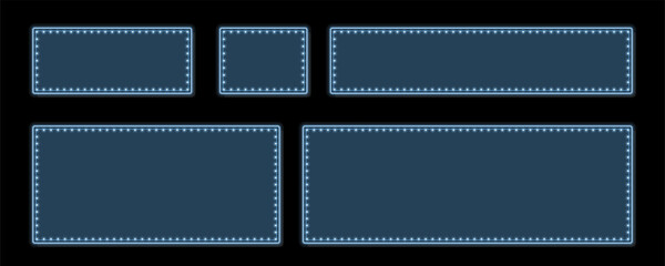 Obraz premium marquee rectangles 48 Sky Blue