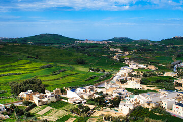 Widok z Victorii na północną część wyspy Gozo 2026 © Krzysiek Cegiełka