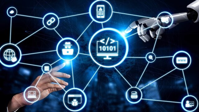 Software development with coding overlays, programming languages, developer tools, mobile app creation, and advanced programming for digital product development and software solutions. Funnel