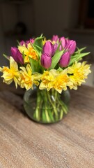 Fototapeta premium bouquet of tulips