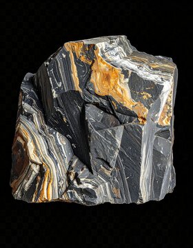 Striking Banded Iron Formation Specimen - A Glimpse into Earths Ancient Past.