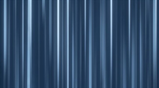 Abstract vertical stripes in varying shades of deep blue and lighter blue