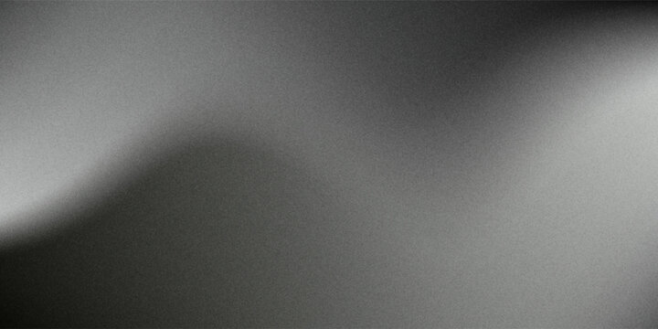 Abstract gradient background featuring transitions between silver and gray with a noise grain texture. Perfect for use in sleek designs, modern projects, or as an elegant backdrop.