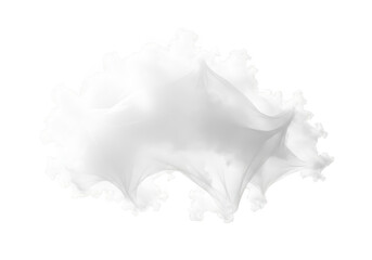 Naklejka premium Abstract white smoke or fog isolated on transparent background