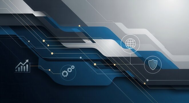 High value financial presentation background featuring abstract graphics and strategic business concepts for premium institutional marketing materials. no human,no face,