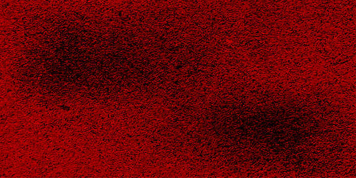 Abstract Dark Red and Black Grunge Texture Background with Rough Distressed Painted Surface and Intense Crimson Splatter Noise for Dramatic Graphic Design. 