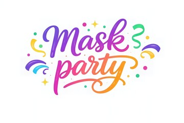 Fototapeta premium Join the fun at the mask party for a night of celebration and joy