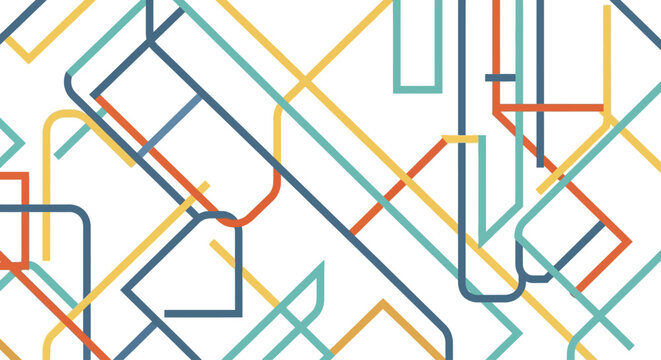 Modern abstract geometric line pattern background