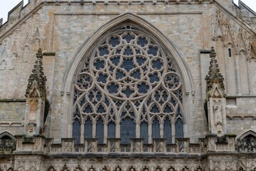 Obraz premium Photo of Exeter cathedral in Exeter city centre