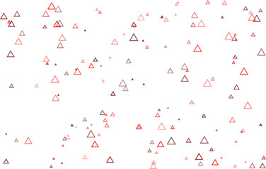 Colorful geometric triangles and stars scattered