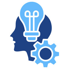 Fototapeta premium Skill Development glyph color icon
