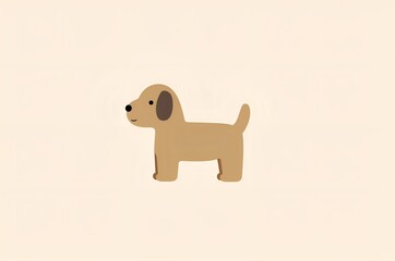 Fototapeta premium Cute Dachshund Dog Illustration