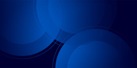 Modern Blue Abstract Background with Overlapping Gradient Circles and Dark Navy Texture. vector illustration © raudatul