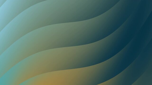 Summer fun footage animation featuring vibrant teal and orange liquid flow