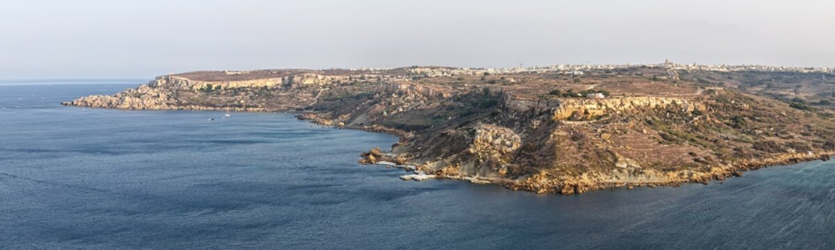 Ramla Bay coastline - Nadur, Malta
