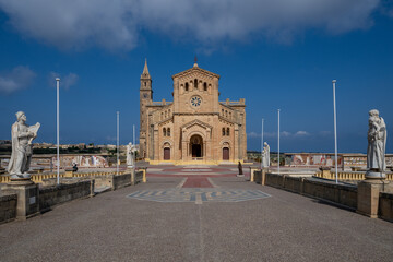 Ta Pinu Basilica (National Shrine of the Blessed Virgin of Ta Pinu) - Gharb, Malta © demerzel21