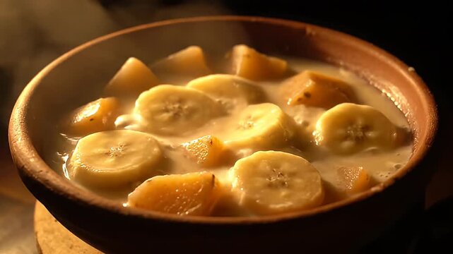 Indonesian Kolak Pisang Sweet Banana Compote for Eid Iftar