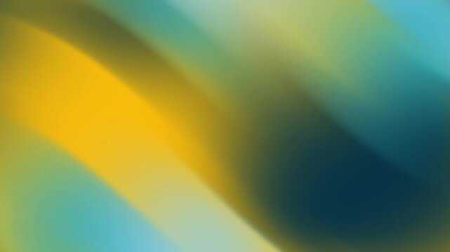 Dynamic summer fun footage animation of fluid motion with bright teal and gold swirls