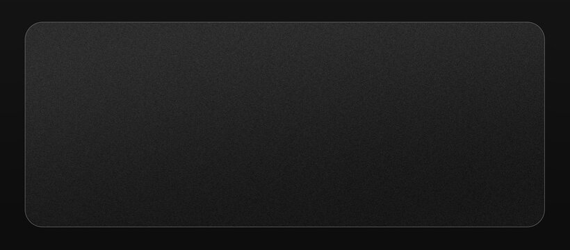 black glassmorphism textured faded background landscape. realistic glass morphism effect with transparent glass plate. wide card on the pedestal as ui ux illustration in futuristic mode