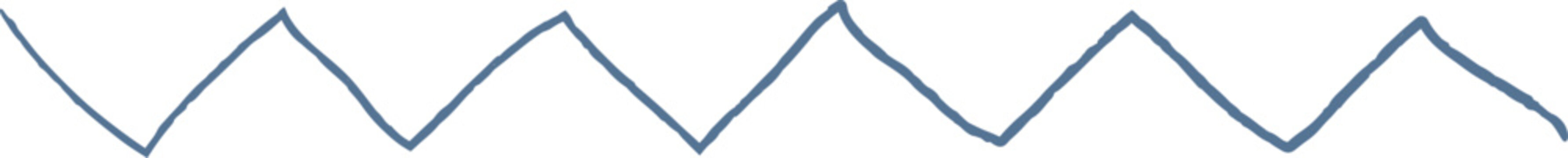 Zigzag Divider Doodle Line Art