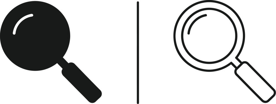 Magnifying glass icon Vector