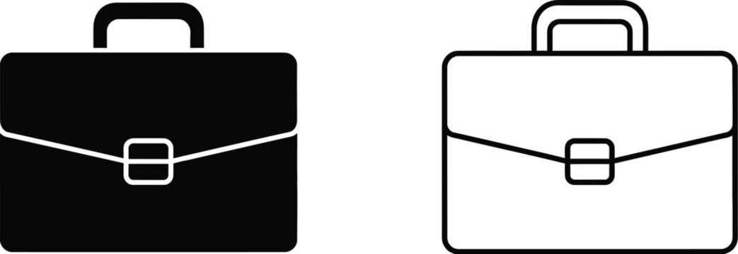 Business briefcase icons Vector