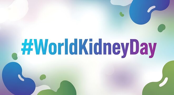 Instagram-ready bold typography &ldquo;#WorldKidneyDay&rdquo;