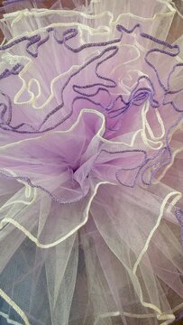 pink ballet dress detail 
