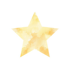 Obraz premium Golden star on a black background