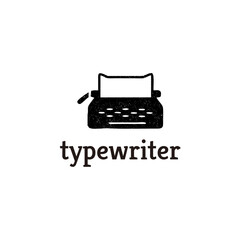 Obraz premium Typewriter logo