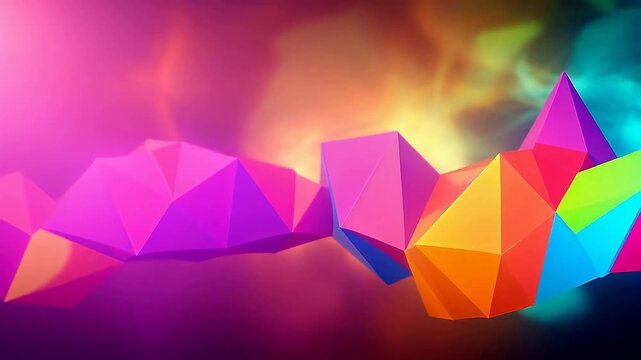 Colorful geometric abstract pattern
