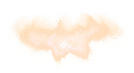 Fototapeta premium Watercolor Blob Isolated On White Background Paint Stain.