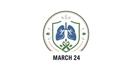 March 24 World Tuberculosis Day emblem