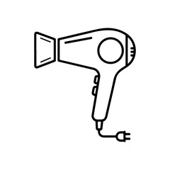 Hair Dryer Icon Design for Beauty & Salon