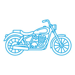 Fototapeta premium Motorcycle Outline Icon