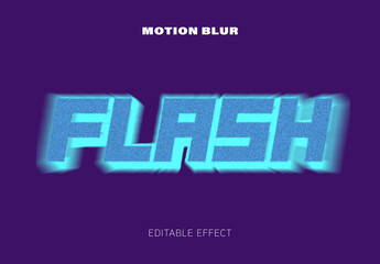 Glow grain Blur Text Effect