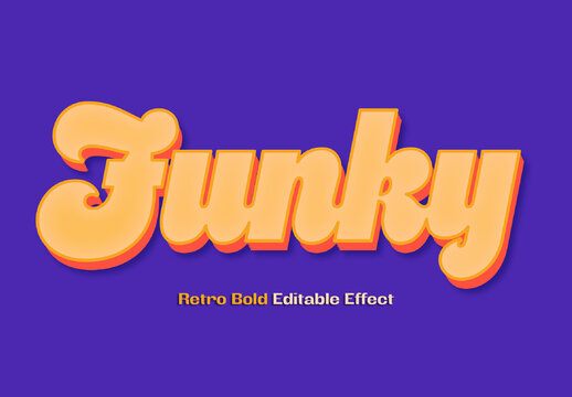 Retro Extrusion Text Effect