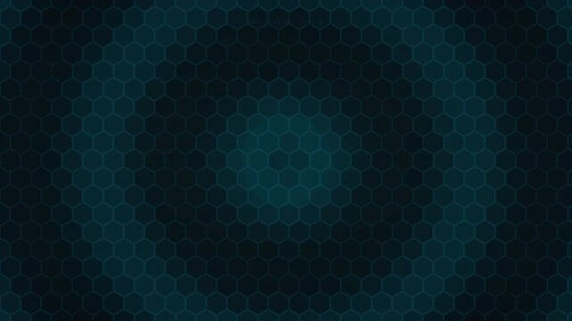 Stunning Hex Grid Pulse Background Concept