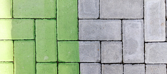 Fototapeta premium green paint background