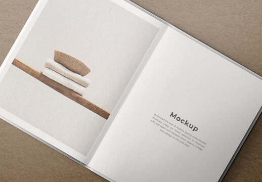 Minimalist Brochure Mockup Design PSD