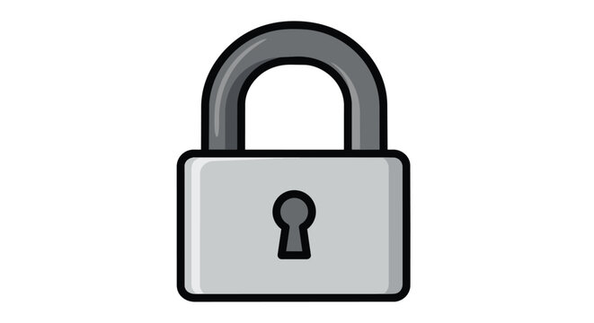 A Simple Icon Representing Security and Protection in a Digital and Physical Realm